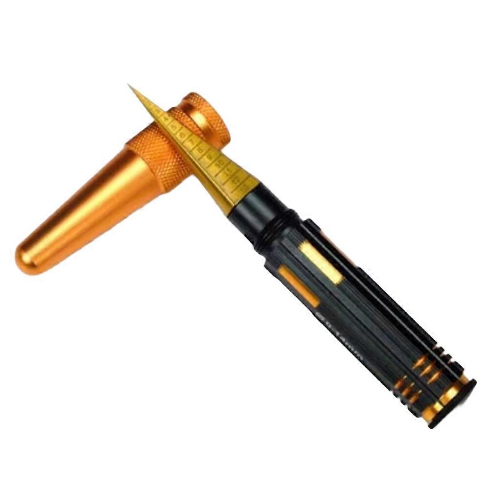 High End Aircraft Model Tools - Hexagonal Titanium Plated Stainless Steel 0-14mm Reamer