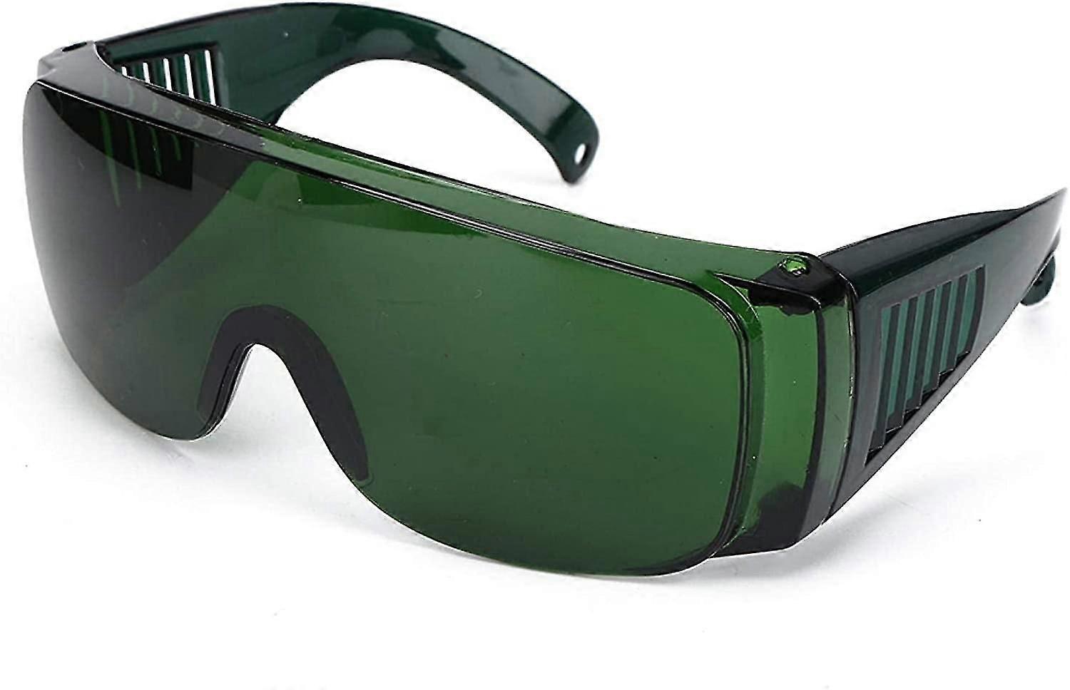 Αποτρίχωση προστατευτικά γυαλιά, γυαλιά μήκους κύματος γυαλιά λέιζερ UV προστατευτικά γυαλιά λέιζερ γυαλιά (πράσινο μελάνι)