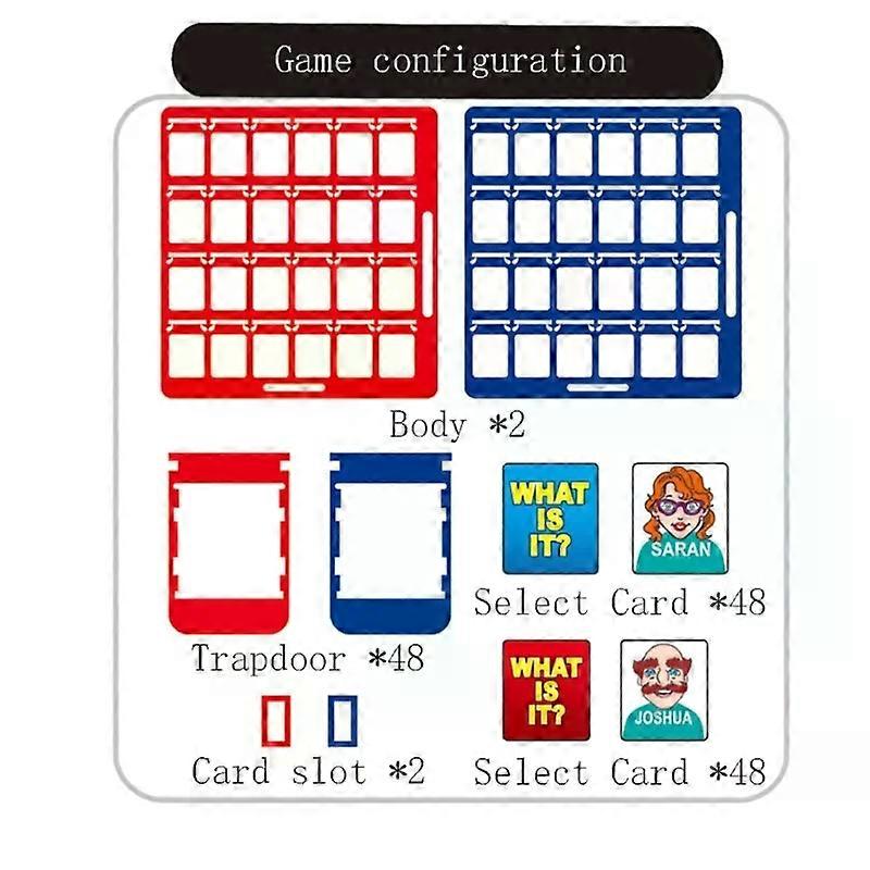 Head Game with Logical Thinking Puzzle  Children's Parent-Child Guess Who I Am Board Game Board Game