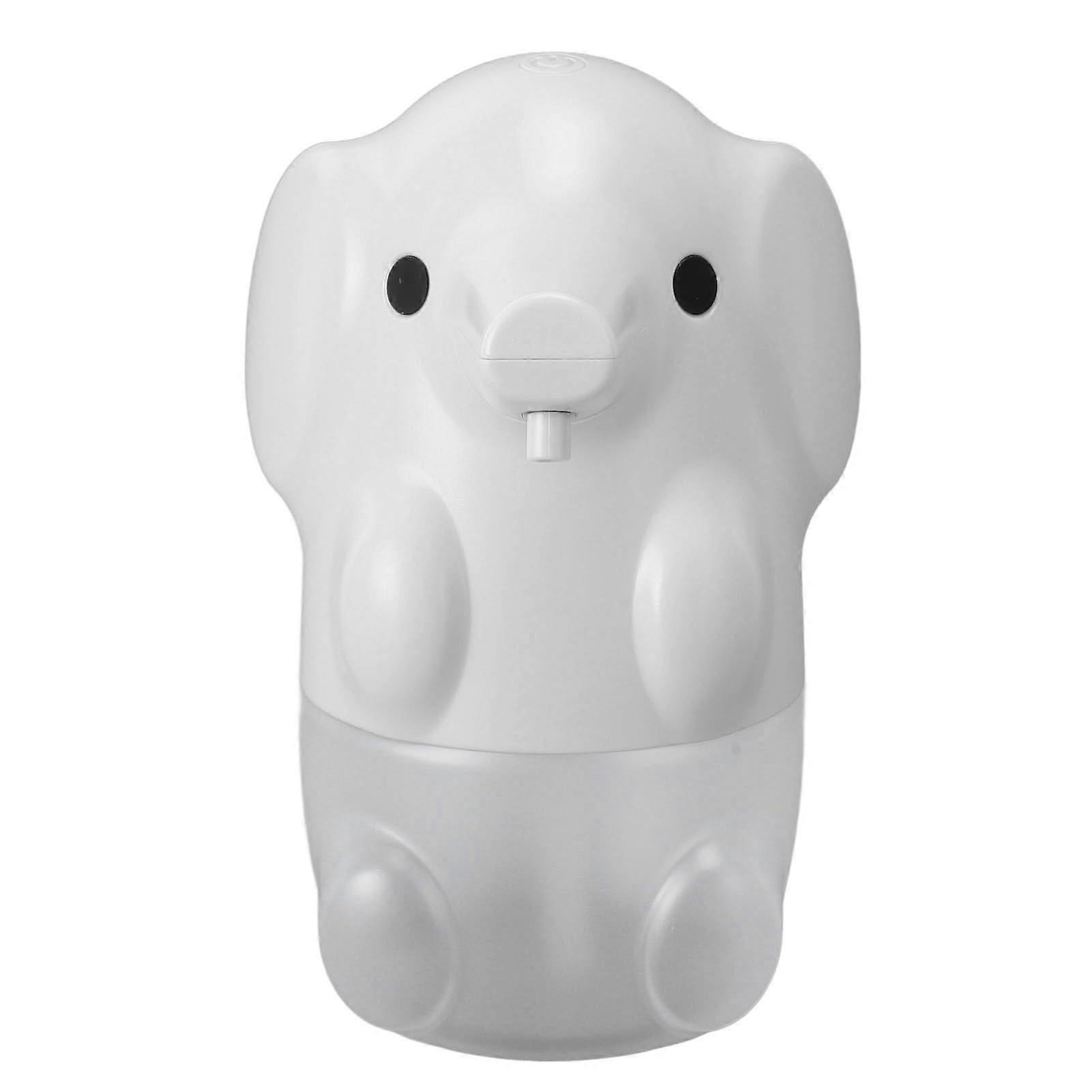 Automatic Soap Dispenser USB Rechargeable Touchless Foaming Pump for Bathroom Sink White