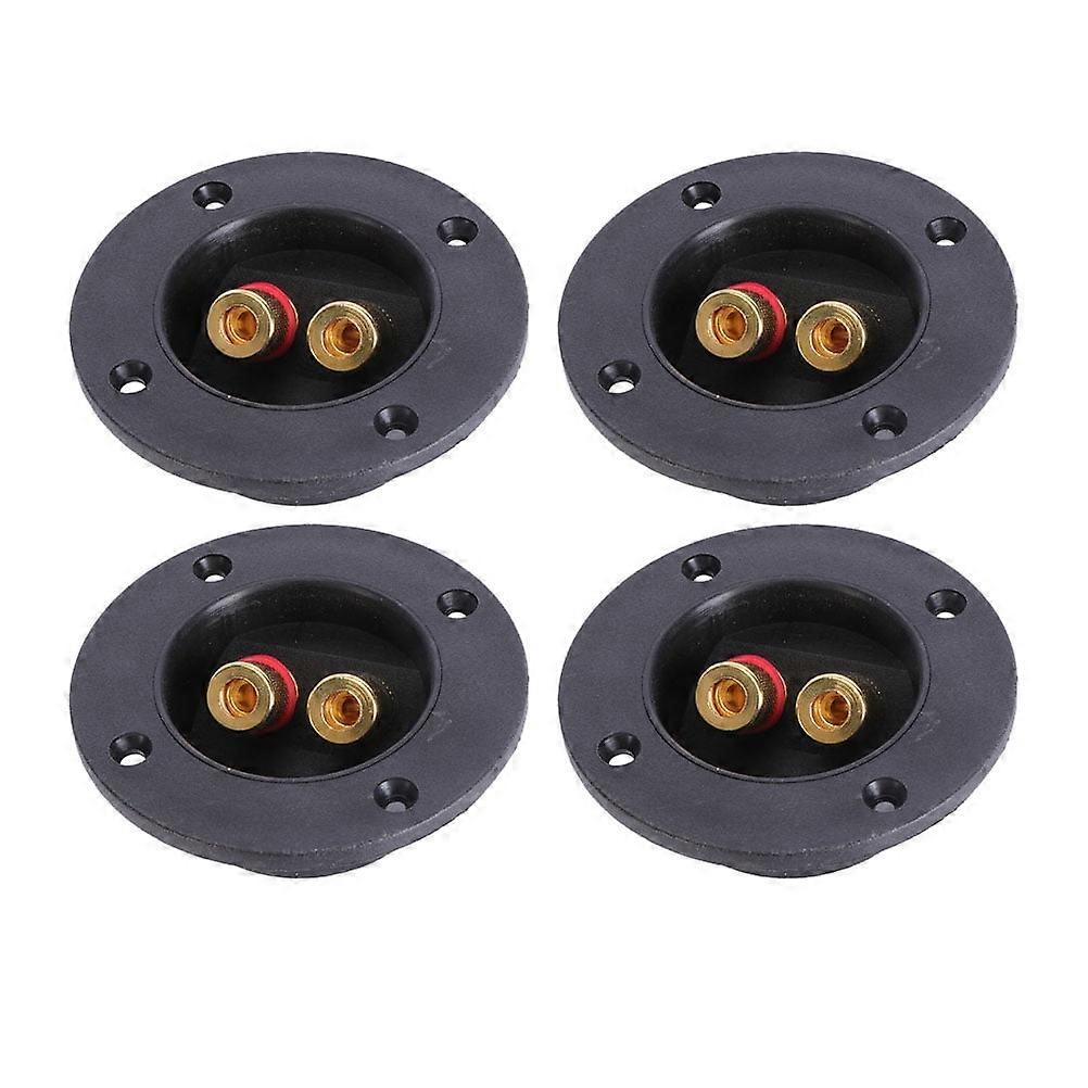 4 Sets Speaker Junction Box Wire Connectors Sound Equipment Connector Speaker Wire Speaker Terminal Connector