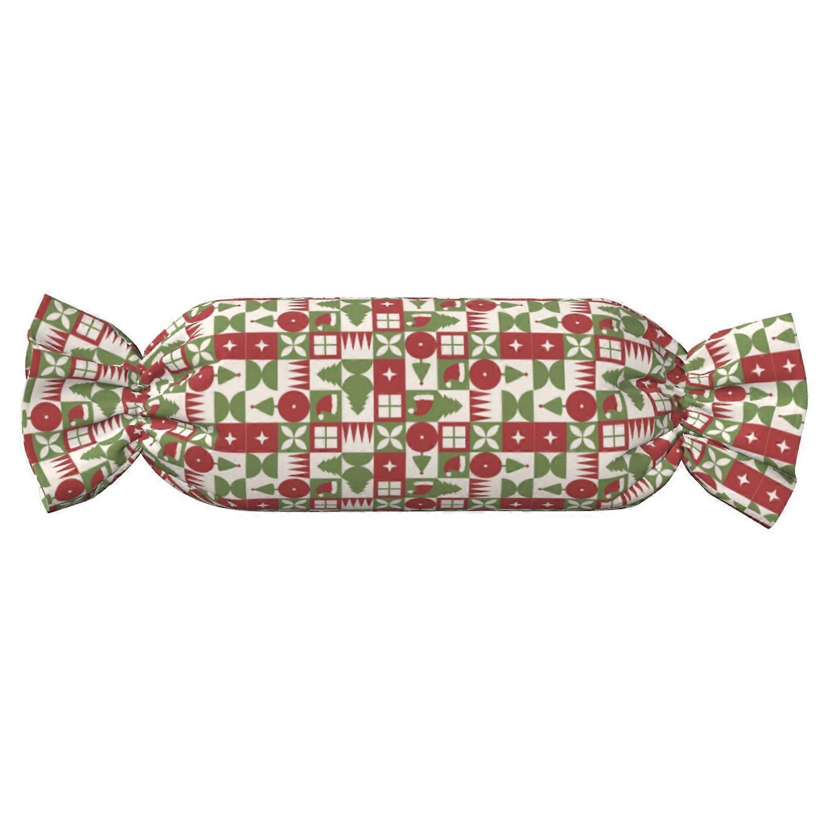 Plush Decorative Candy Shape Bolster Cushion Comfortable Neck