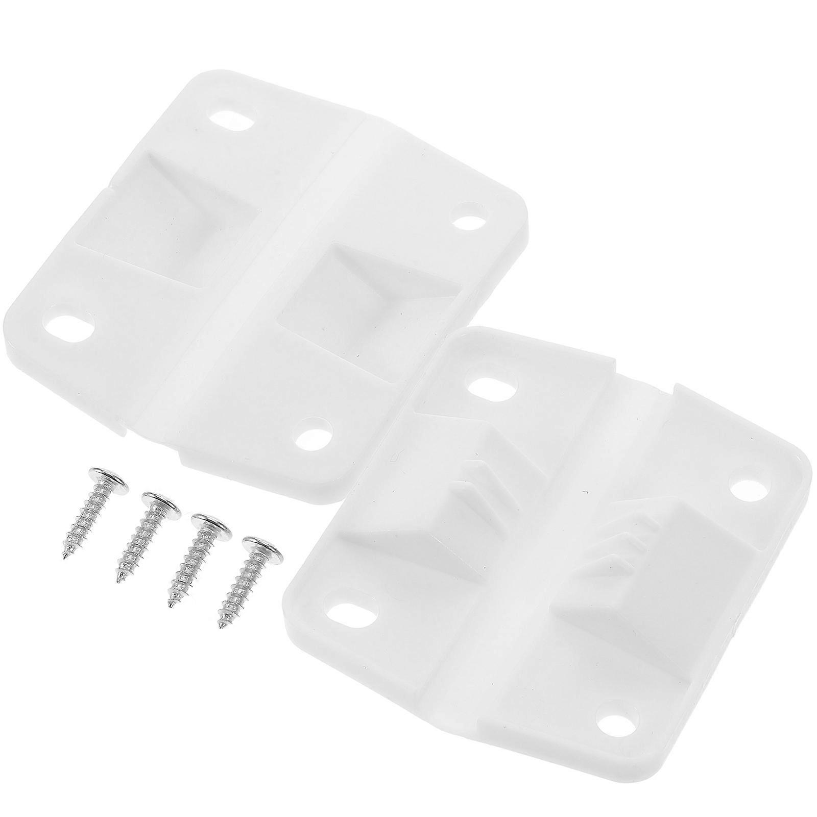 Plastic Cooler Hinge Replacement Cooler Hinges Parts 2Pcs Durable White