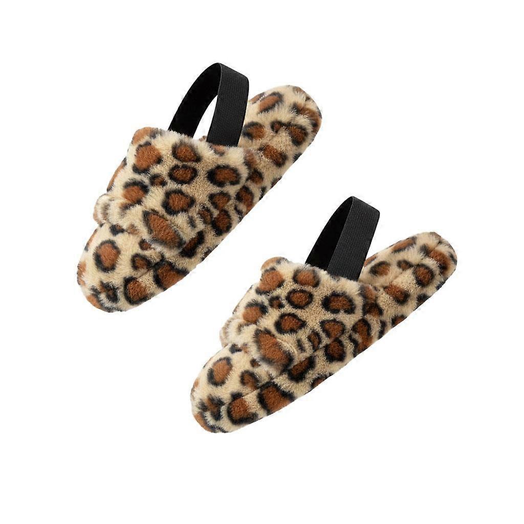 A2Z 4 Lapset Tyttö Pojat Sumeat tossut Tekoturkis Tikatut liukusäätimet Backstrap liukusäätimet