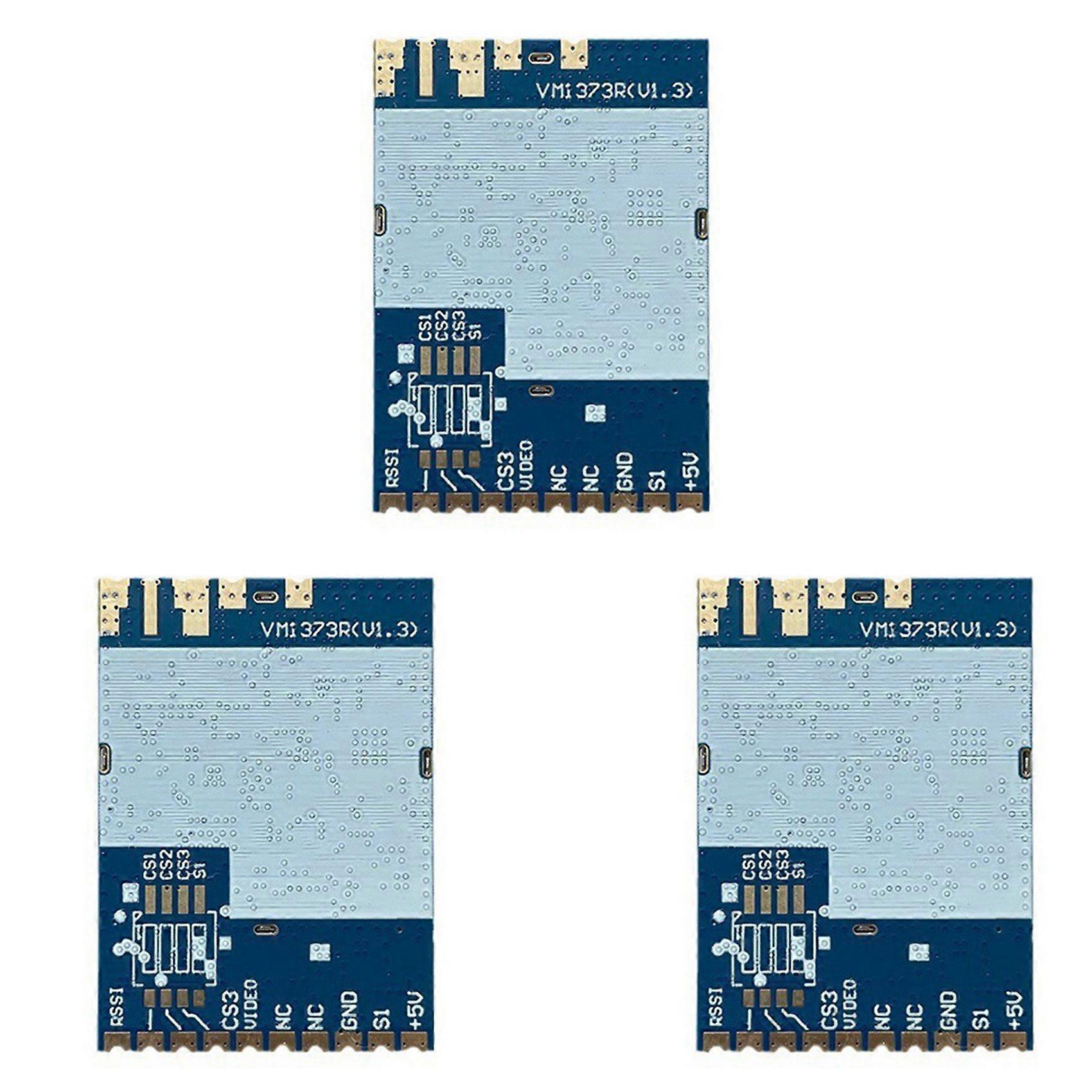 3X VM1373R 1.2G 1.3G 9 Channels VRX Analog Receiver High Sensitivity Strong RSSI Signal to Detection SFT