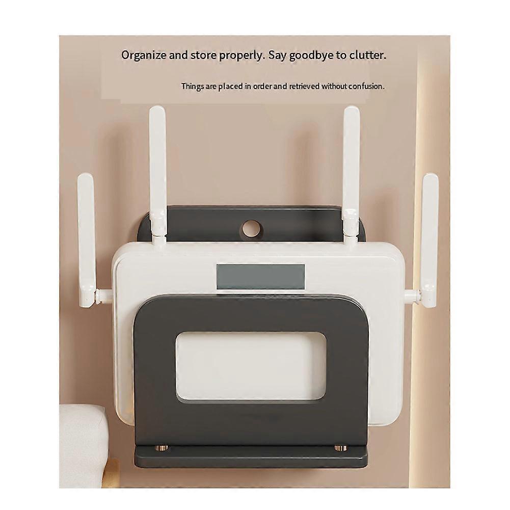 Adjustable Wall Mount Holder for Small Devices Fits Router Modem Media Players Secure & Space-Saving Design