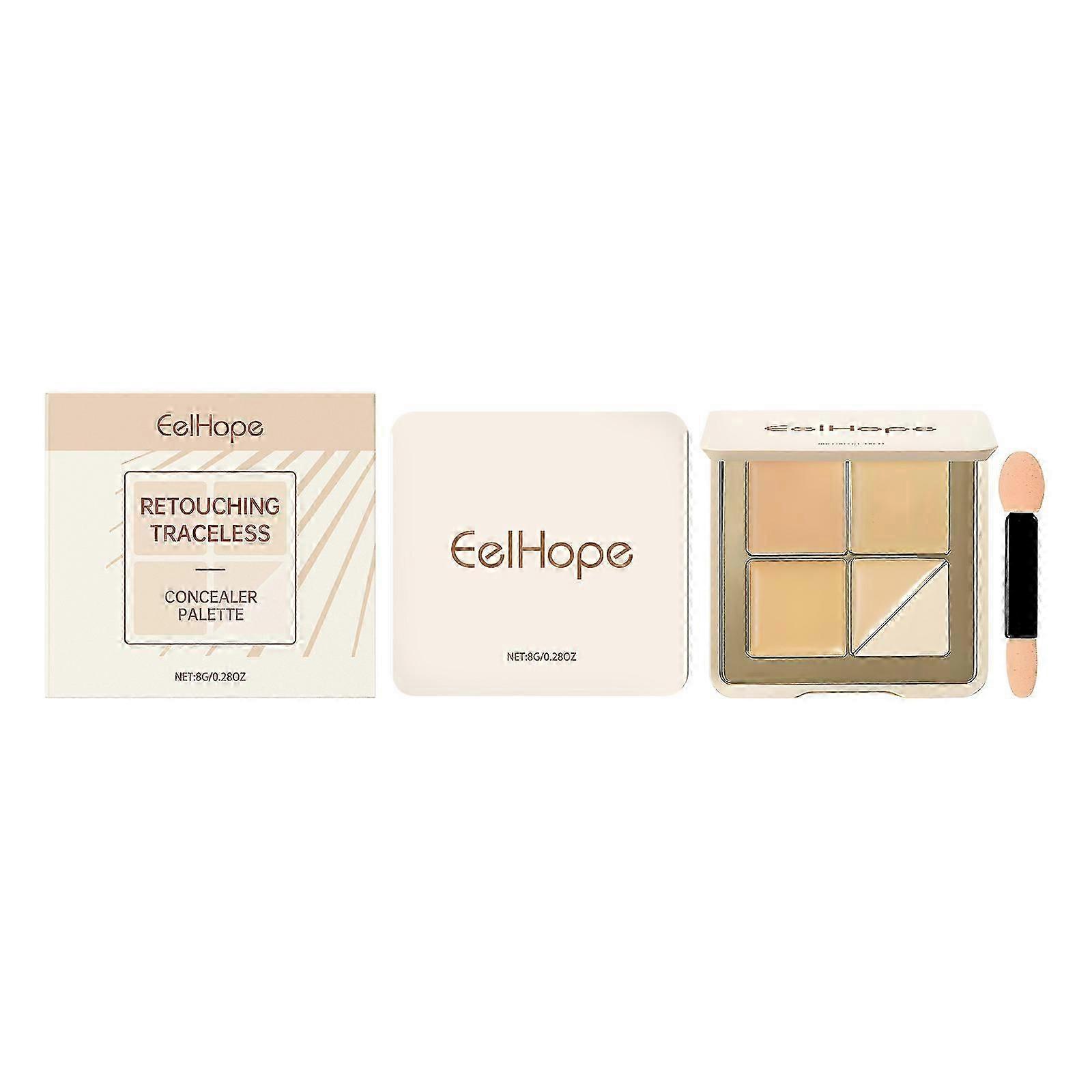 Natural Moisturizing Concealer Tray - Long-Lasting, Color-Correcting, Nourishing Skin