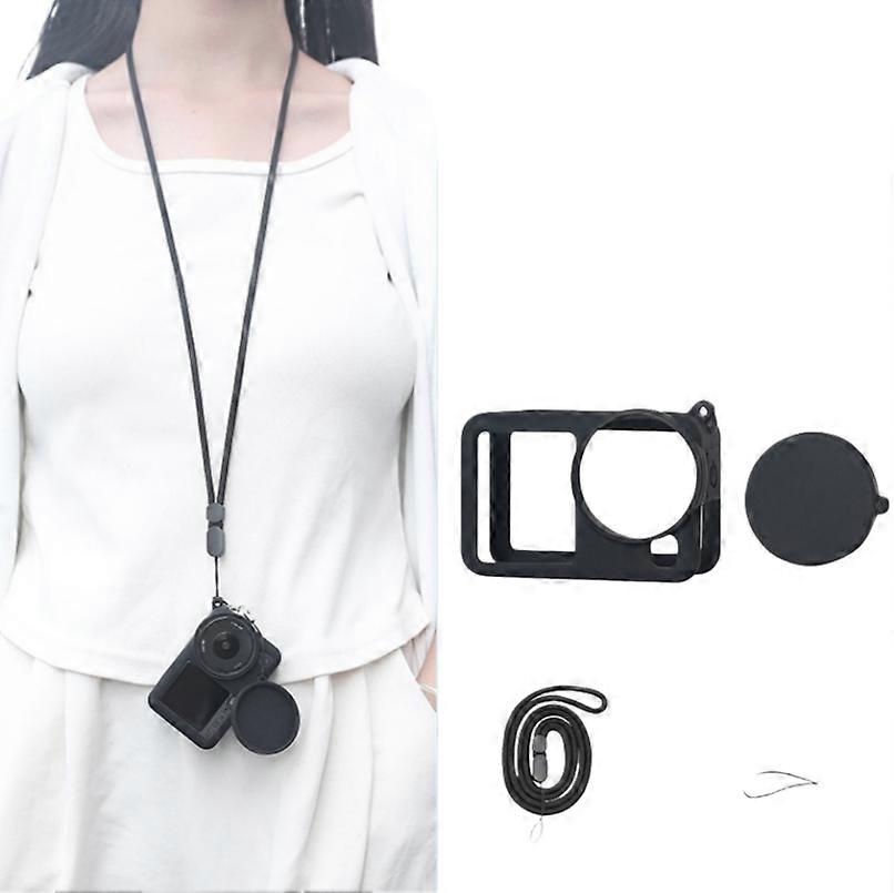 Silicone Case for DJI Action 6 Action Camera - Scratch-Resistant and Shockproof Protective Cover 