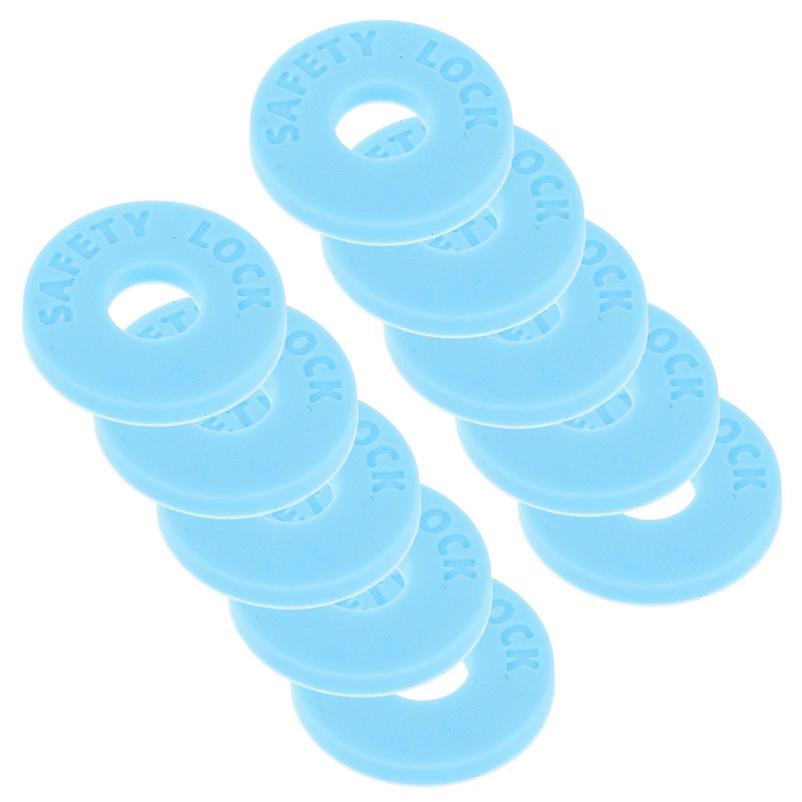 Anti-Slip Guitar Strap Locks Silicone Guitar Strap Pads for 10Pcs Use
