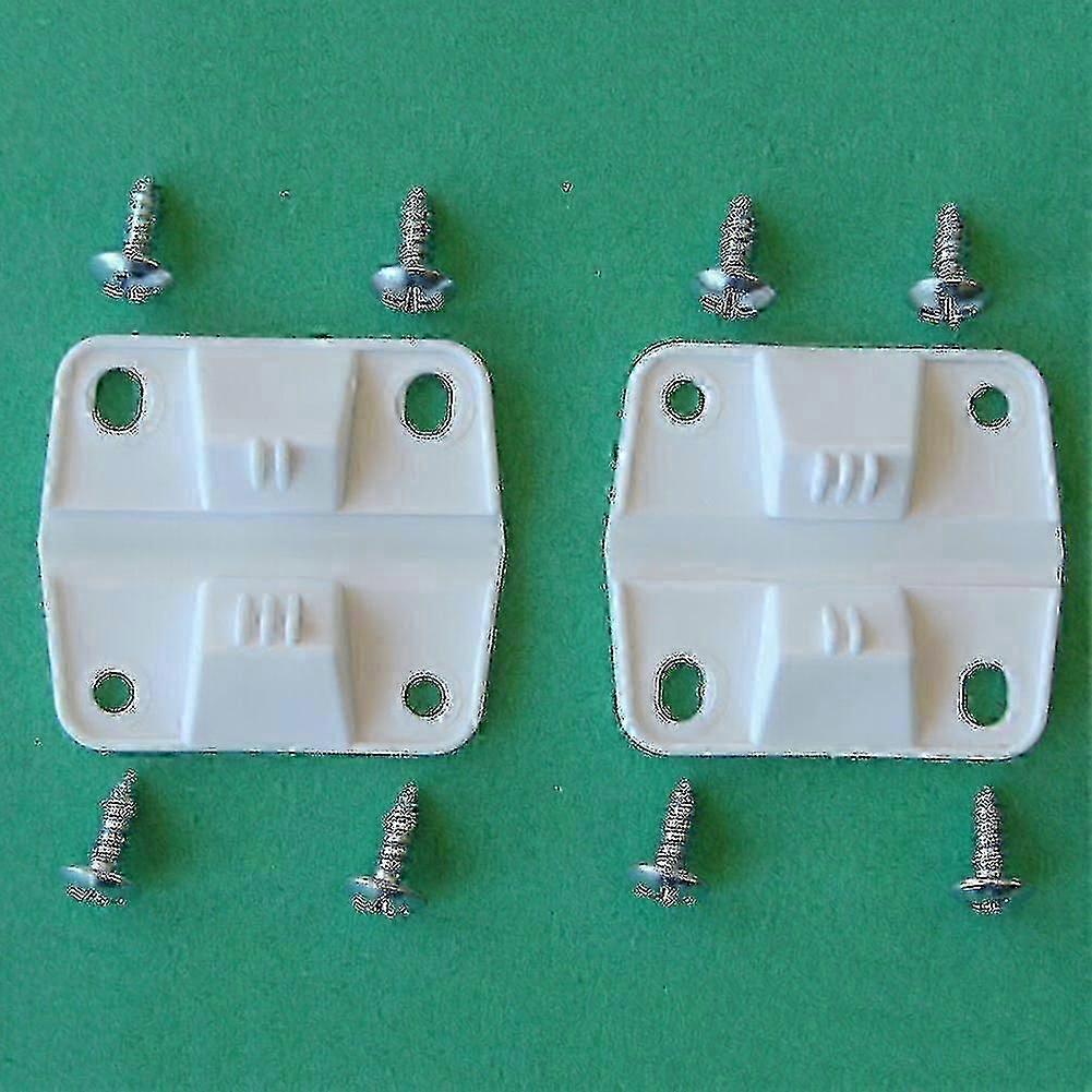 Coleman Cooler Hinge Replacement Set - 2 Plastic Hinges & 8 Screws for Model 5283-1141