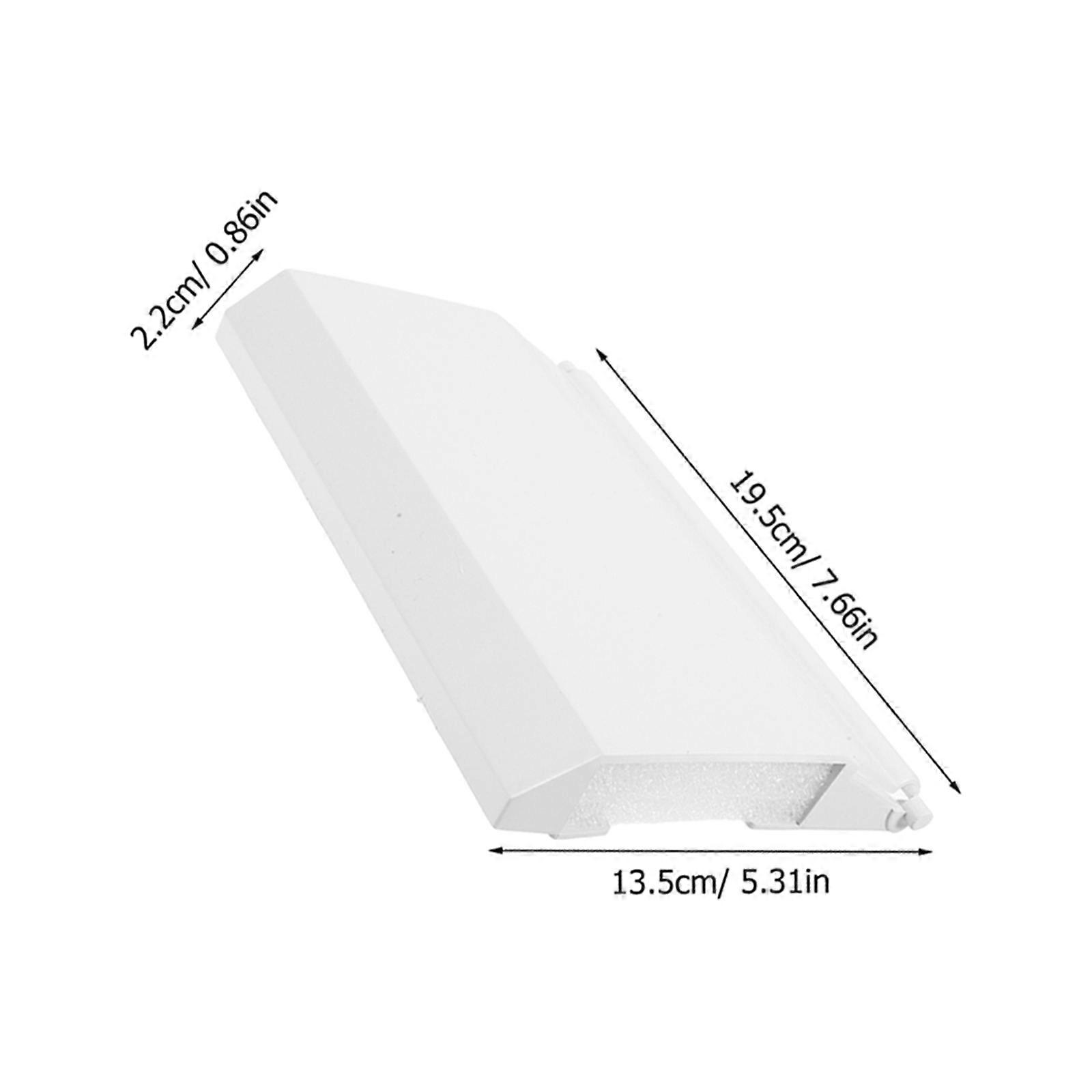 Pool Skimmer Flap Replacement Made from Durable Sponge and PVC Materials White 2 Pieces