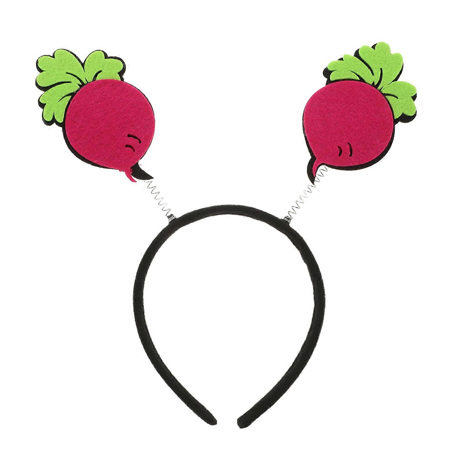 Radish Cosplay Headband Cloth Decoration for Unit