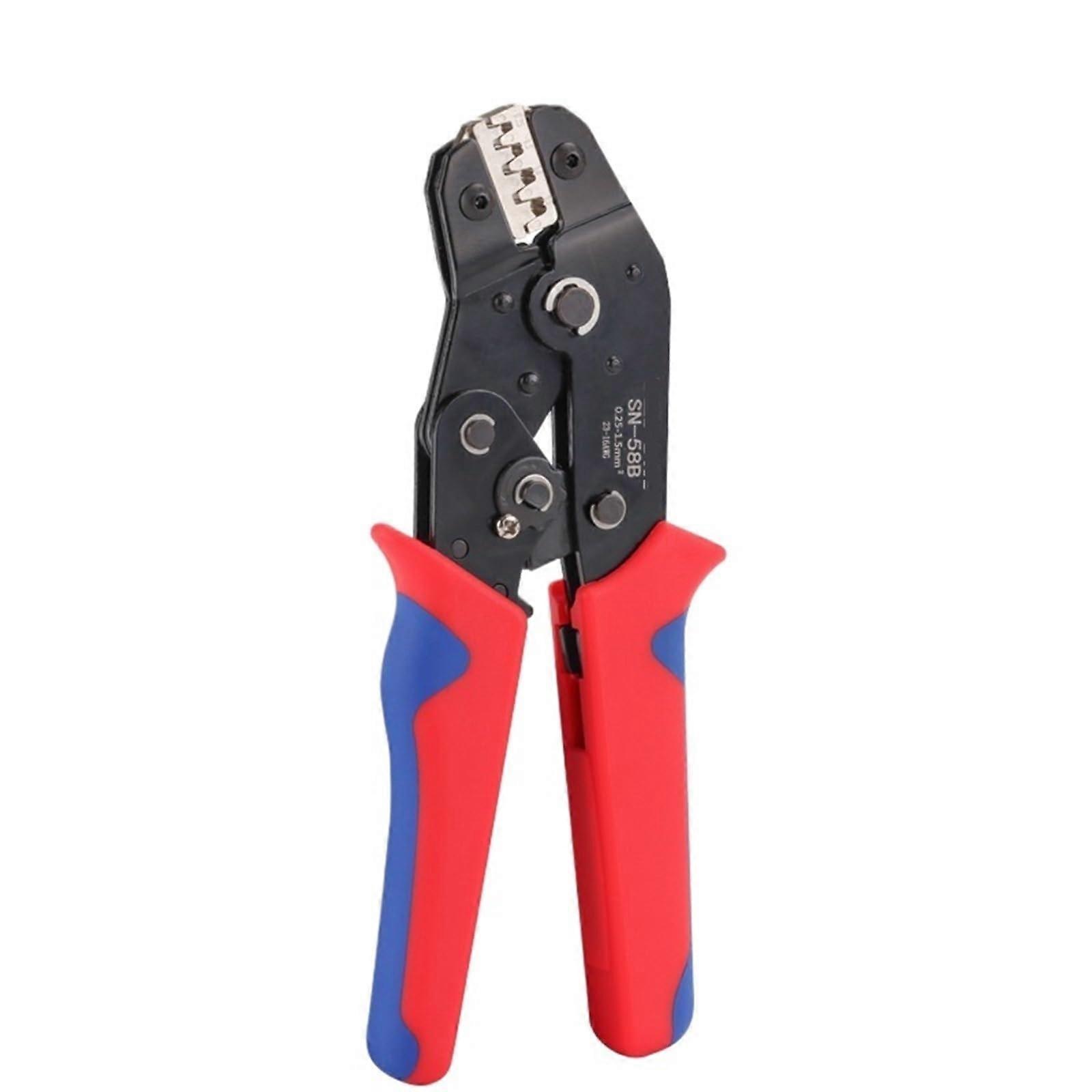 SN58B Ratchet Crimping Tool for Terminals AWG23‑16 Multi‑Size 2.54‑6.3 mm Consistent Crimp Quality
