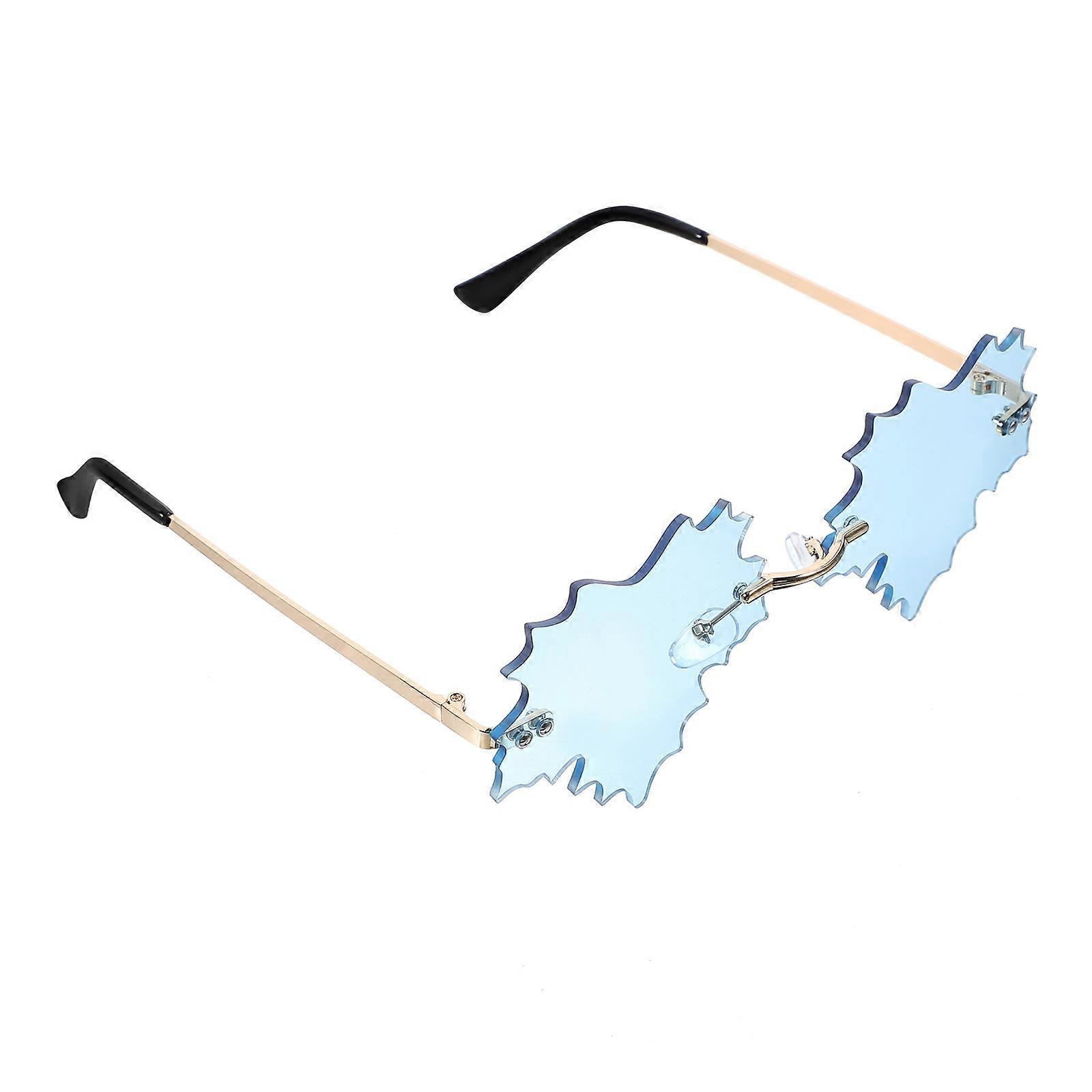 Alien Antelope Goggles for Home Use with Unique Leaf Shaped Frames Metal PC