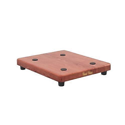 Sound Dampening Speaker Stands Rubber Base Pad, Noise Isolation Platform For Studio Monitors & Subwoofers, 30x35cm Brown