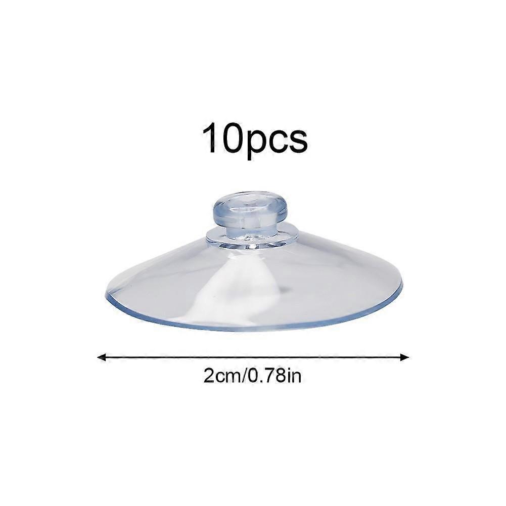10pc Suction Cups Any Type Wide Range Clear Plastic/Rubber Casement Sucker