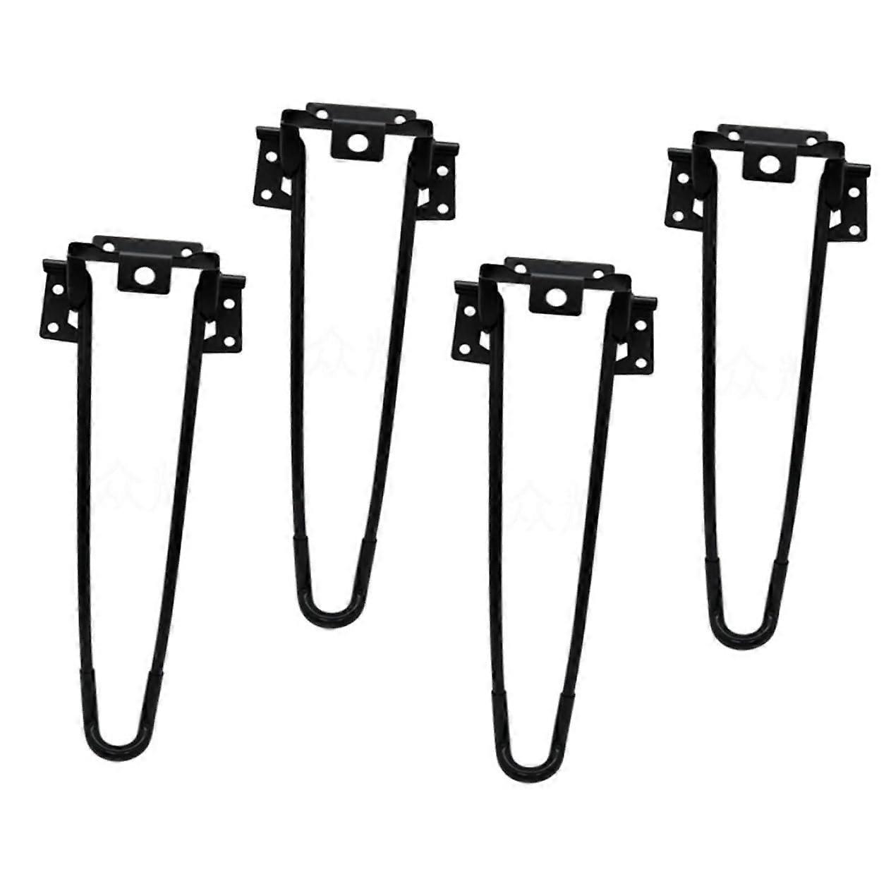 4pcs Folding Table Legs with Adjustable Hinges, Durable Metal, SpaceSaving for Home and Office