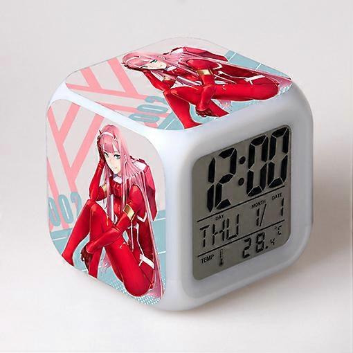 DARLING in the FRANXX Alarm Clock National Team No. 00 Seven-Color Changing Alarm Clock Gift