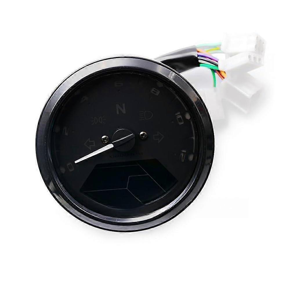 Motorcycle Speedometer Odometer Digital Tachometer Gauge with Clear Display and Easy Installation