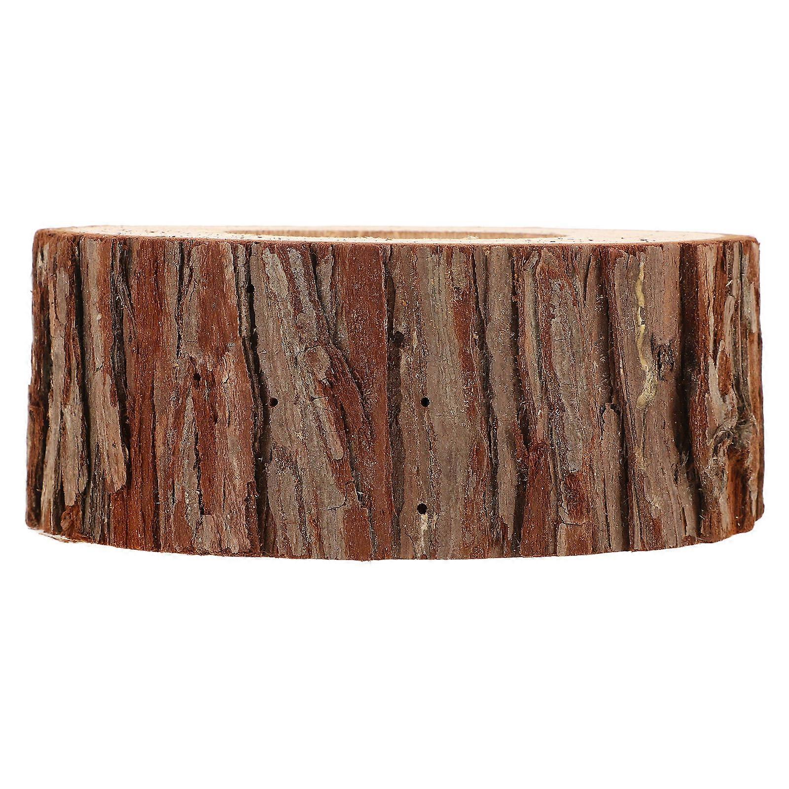 Music Box Wooden Platform for DIY Use with Light Brown Wood Base