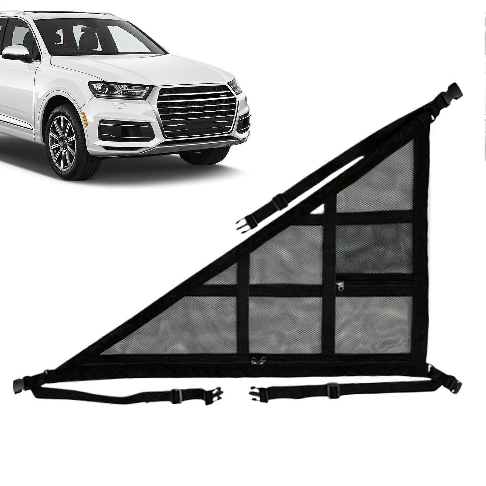 Car Ceiling Cargo Net Double Layer Adjustable Roof Storage Organizer with AntiSagging Mesh Design