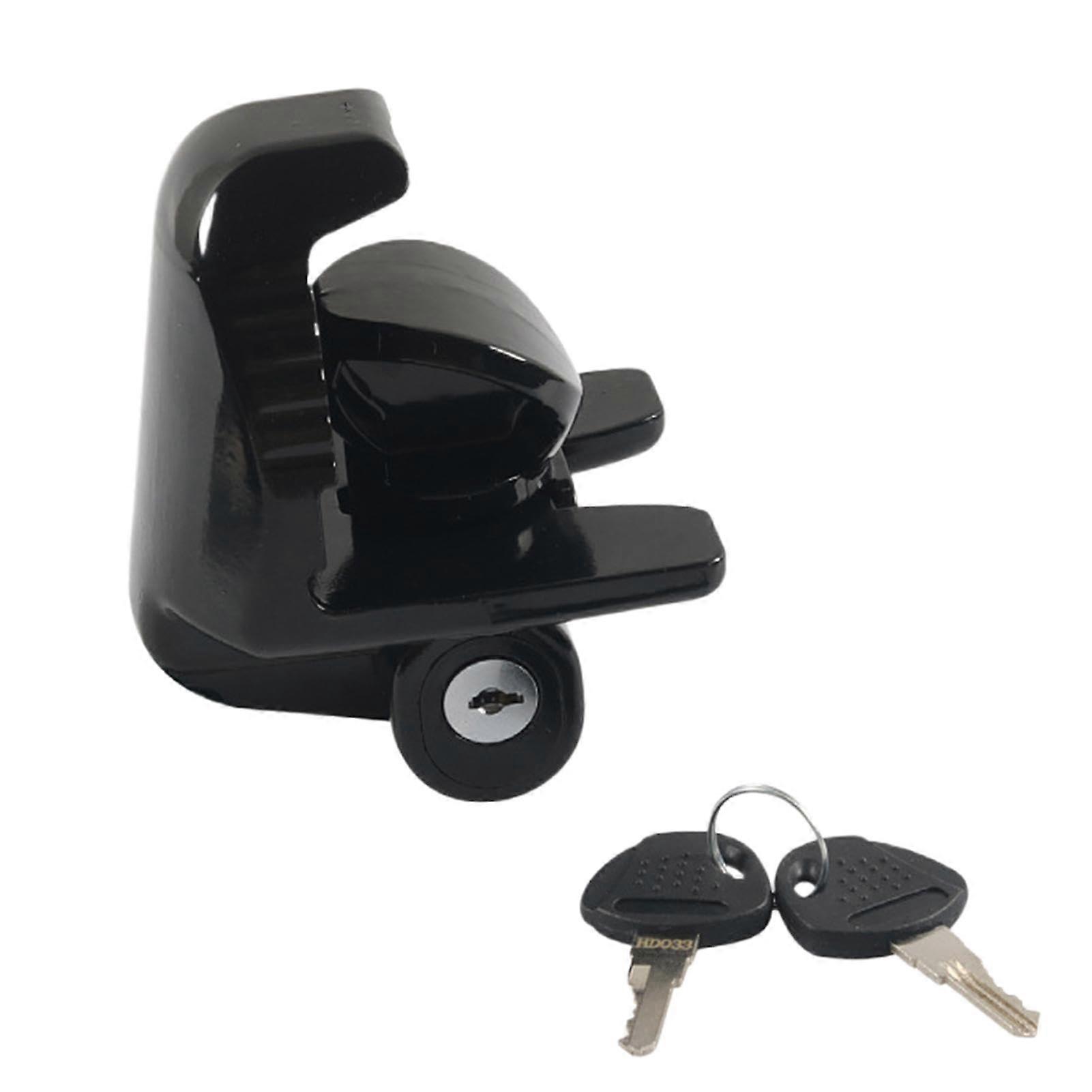 Heavy Duty Adjustable Trailer Hitch Lock with Padlock, AntiTheft for 17/8', 2', 25/16' Couplers