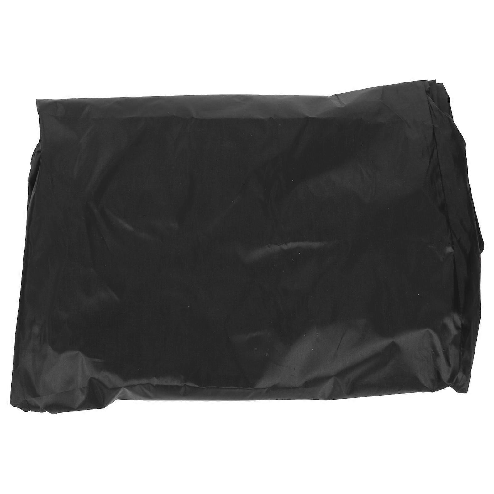 Rainproof Mower Cover for Outdoor Use 1Pcs Black Tear-Resistant Fabric