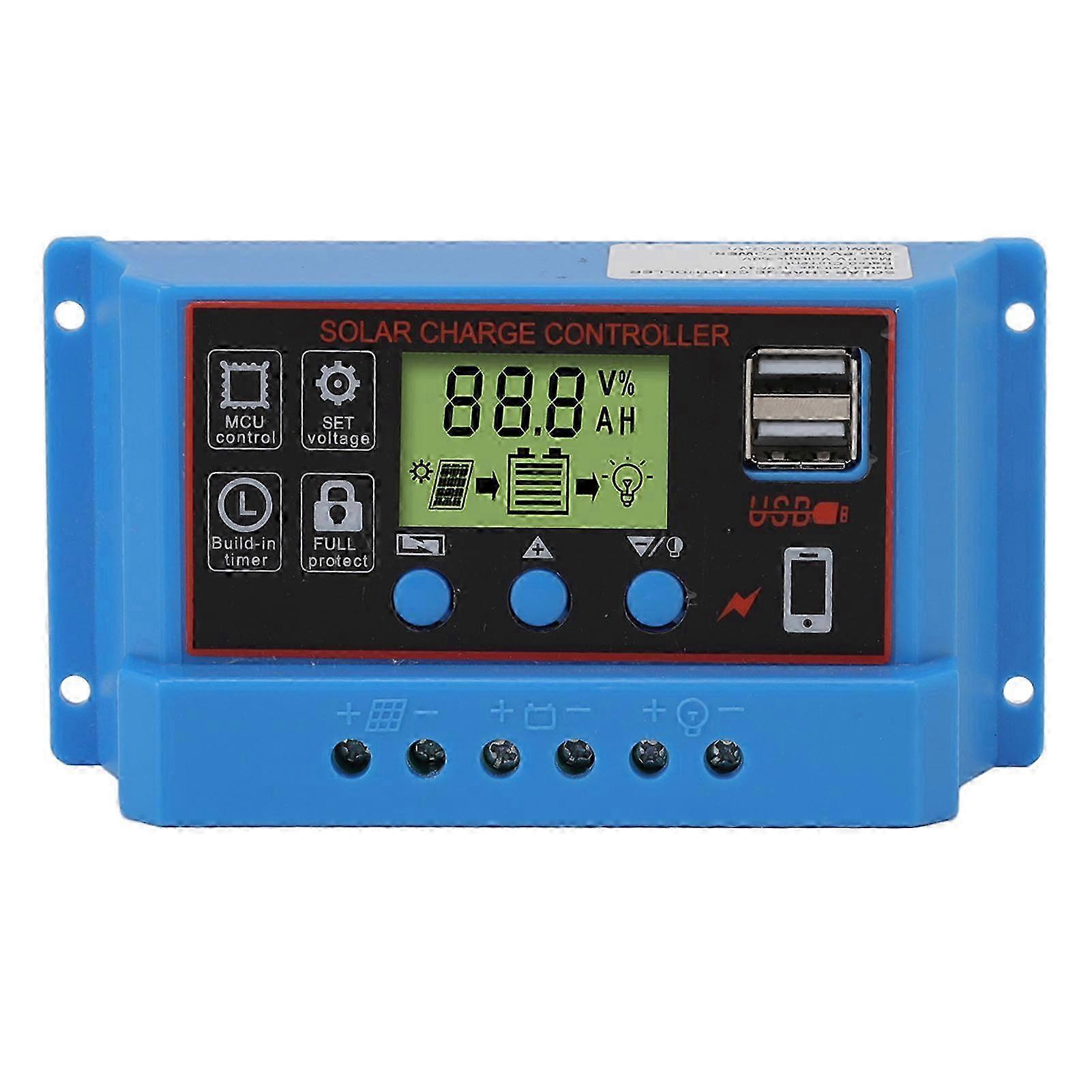 26-27 12V 24V Solar Charge Controlle LCD Display Solar Panel Controller for Billboard Warning Light