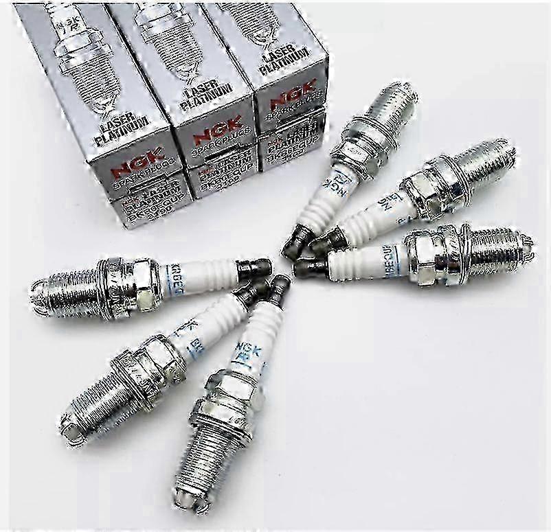 NGK BKR6EQUP Spark Plugs for 3er E46 5er E39 E60 X3 and X5 Models