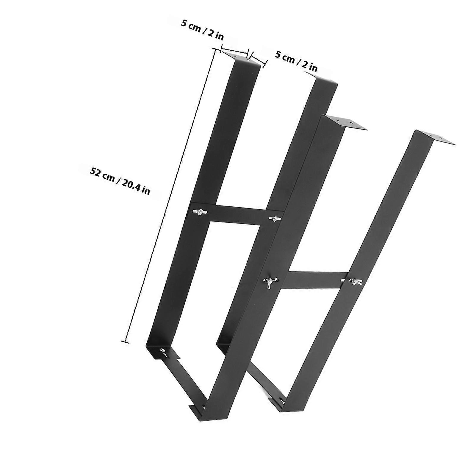 Under Desk Pc Bracket Carbon Steel Computer Case Holder for 1Set