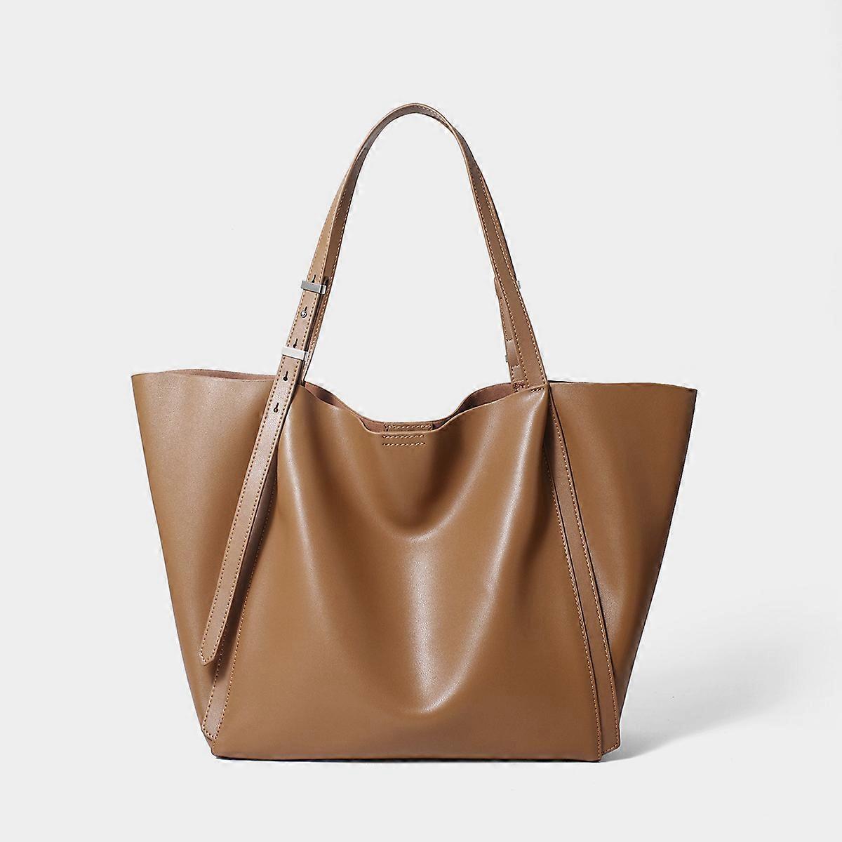 Women's Large-capacity Genuine Leather Bag, Shoulder Bag