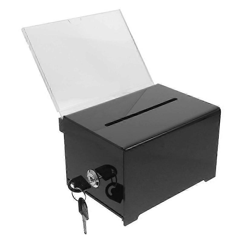 Multi Purpose Acrylic Storage Box for Voting and Fundraising