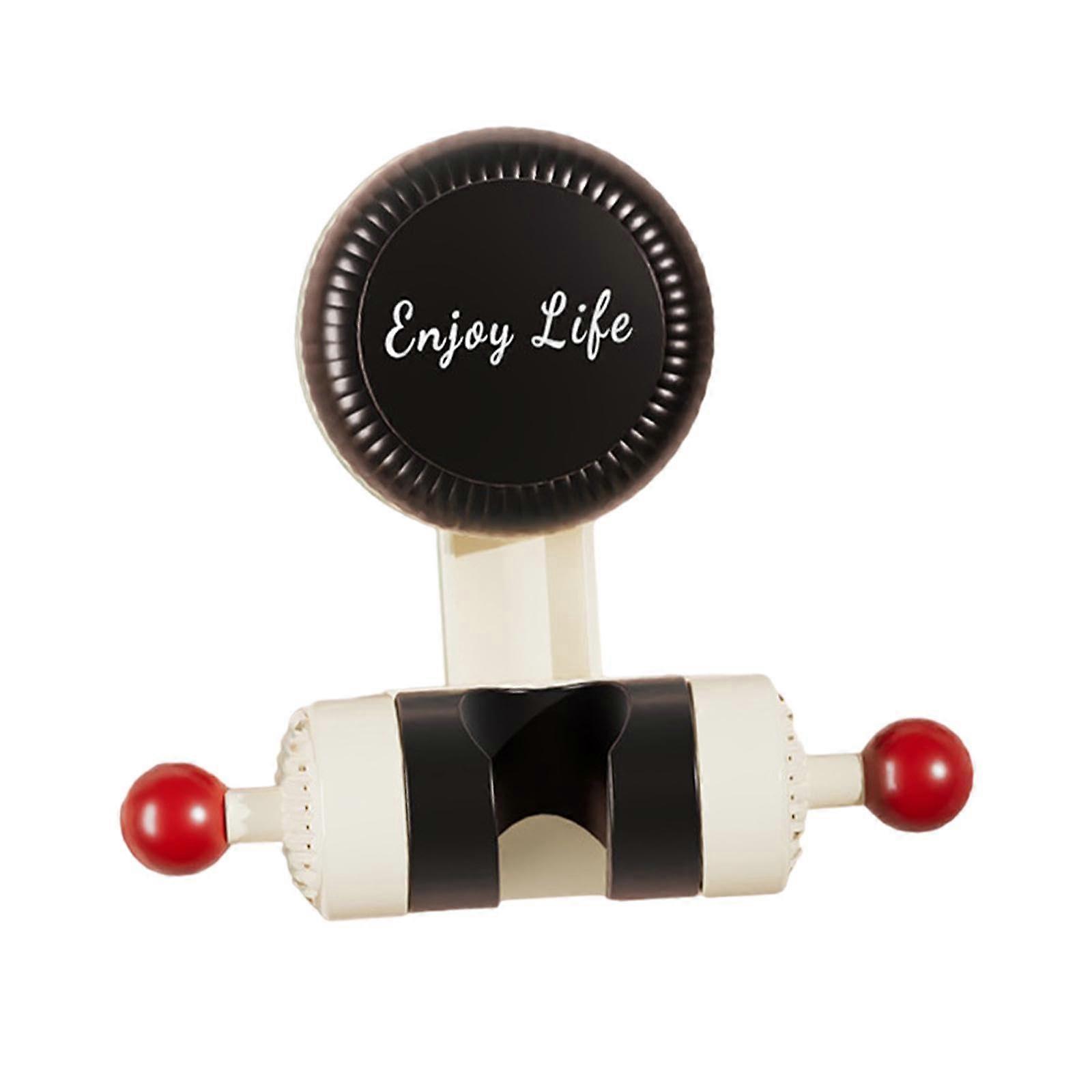 Shower Head Holder Wall Mounted with Strong Suction Cup, Adjustable Black Bracket for Bathroom