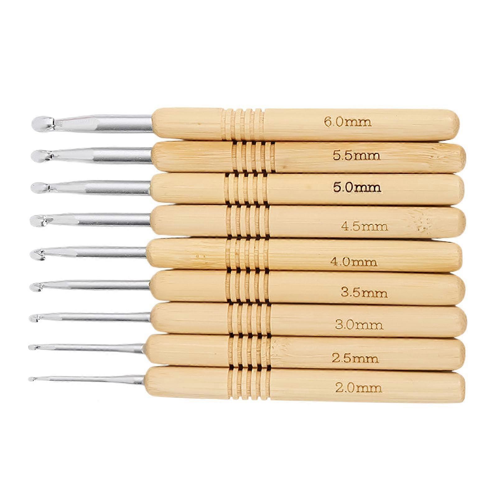 Ergonomic Crochet Hooks Set and Knitting Needles Kit for Beginners with Multiple Hook Sizes