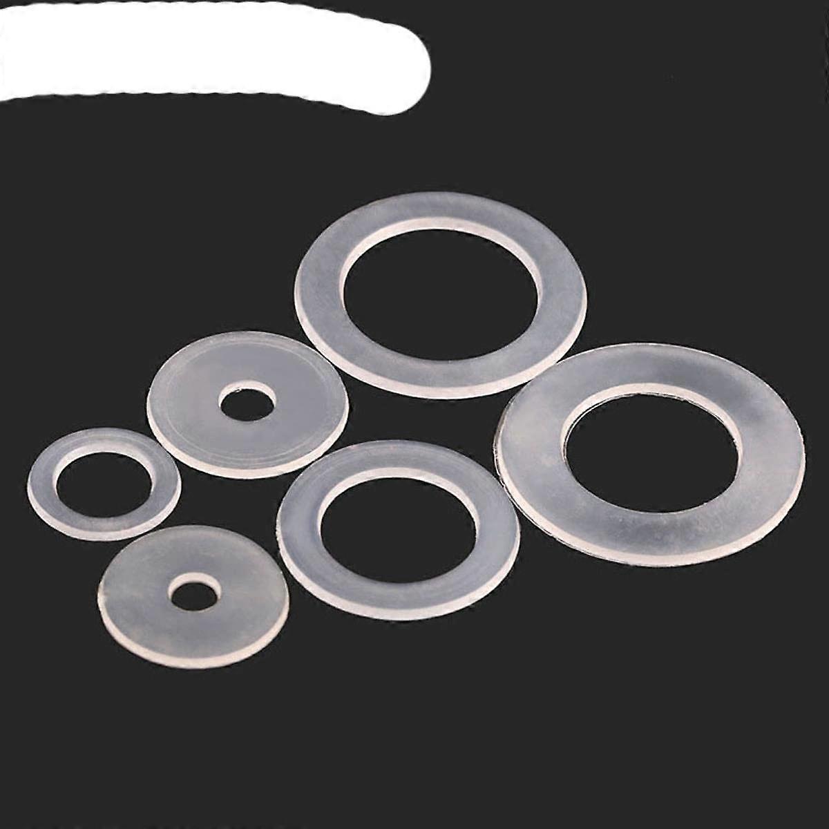 M5 Nylon Washers Set 30pcs Plastic Spacer Flat Pad for Secure Insulation M3M20 MultiSize