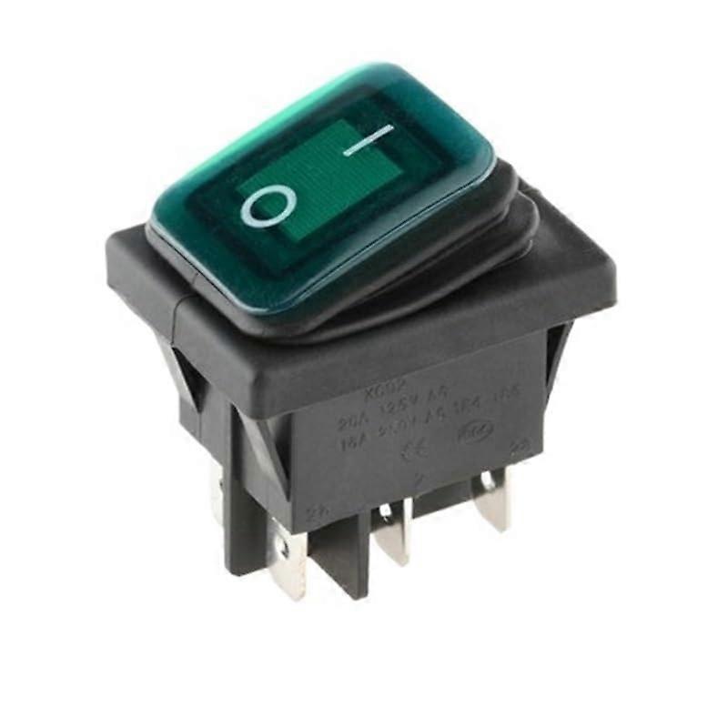 Heavy Duty Rocker Switch with Durable Cap 6 Pin ON/OFF 16A 250V for Light Control