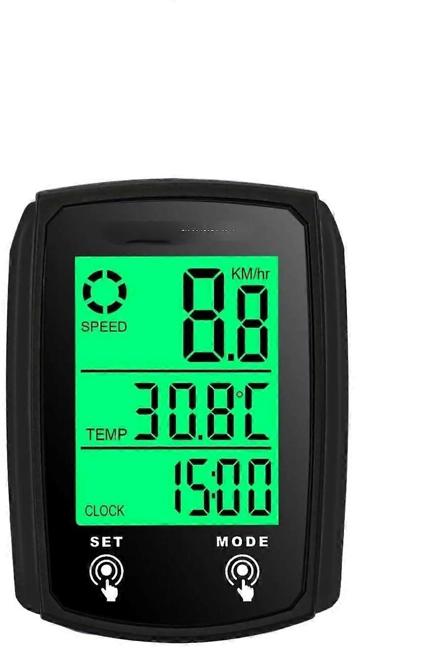 GPS Bike Computer with Waterproof Design and Altitude Tracking, Wireless Bicycle Speedometer