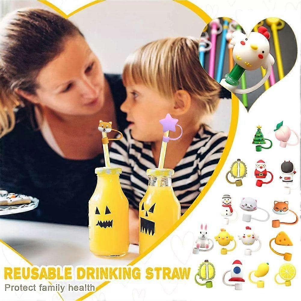 Straw Tips Cover Straw Covers Cap for Reusable Straws Cloud Shape Straw Protector