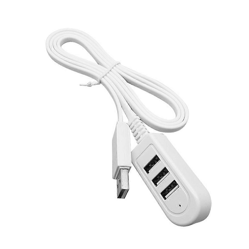 1-3Pcs 3 In 1 USB Multi-function Charger Converter USB Port Hub Digital Data Cables Accessories Extension Splitter Socket Cable