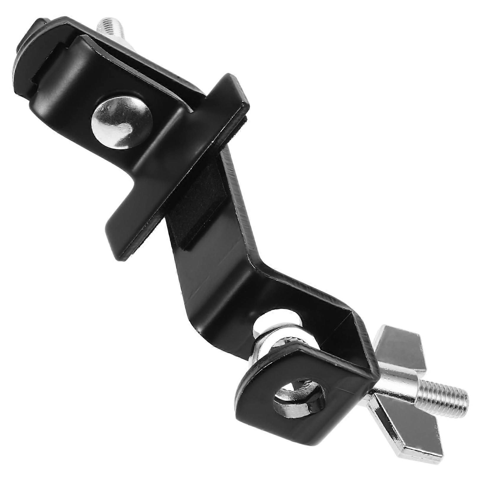 Cowbell Holder Clamp for Drum Set Bass Hoop, Secure Mounting Bracket, Durable Percussion Accessory