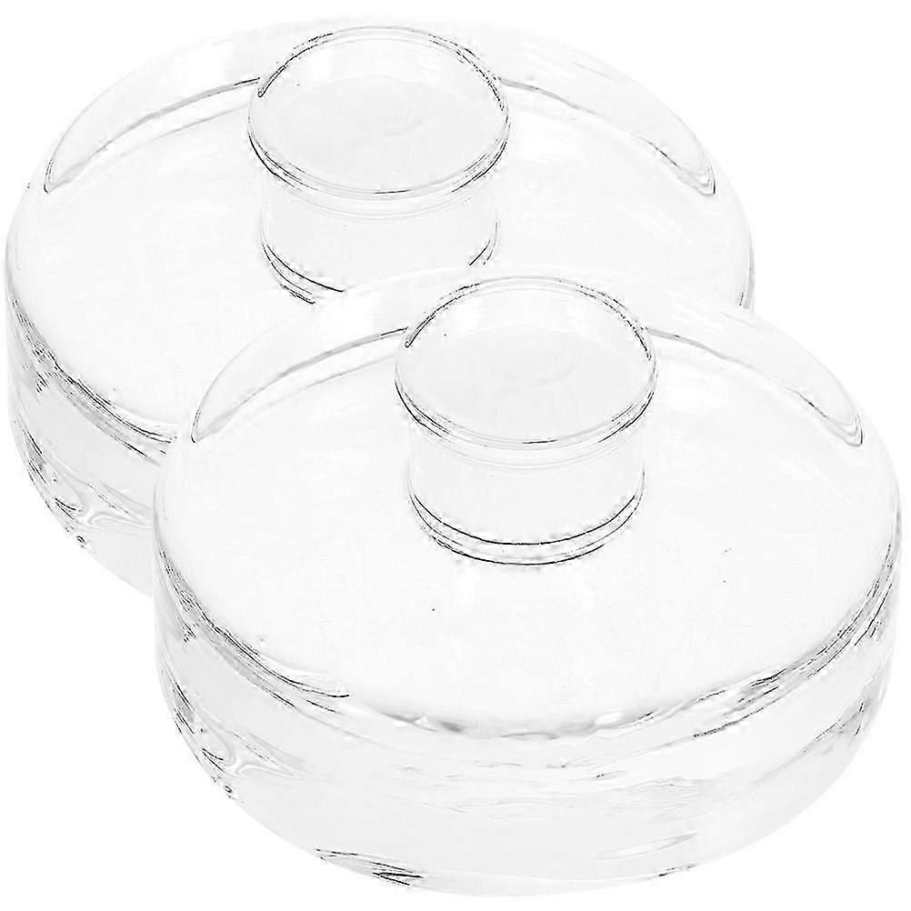 2Pcs Fermentation Weights Heavy Fermenting Lids Mason Jars Fermentation Glass Weights