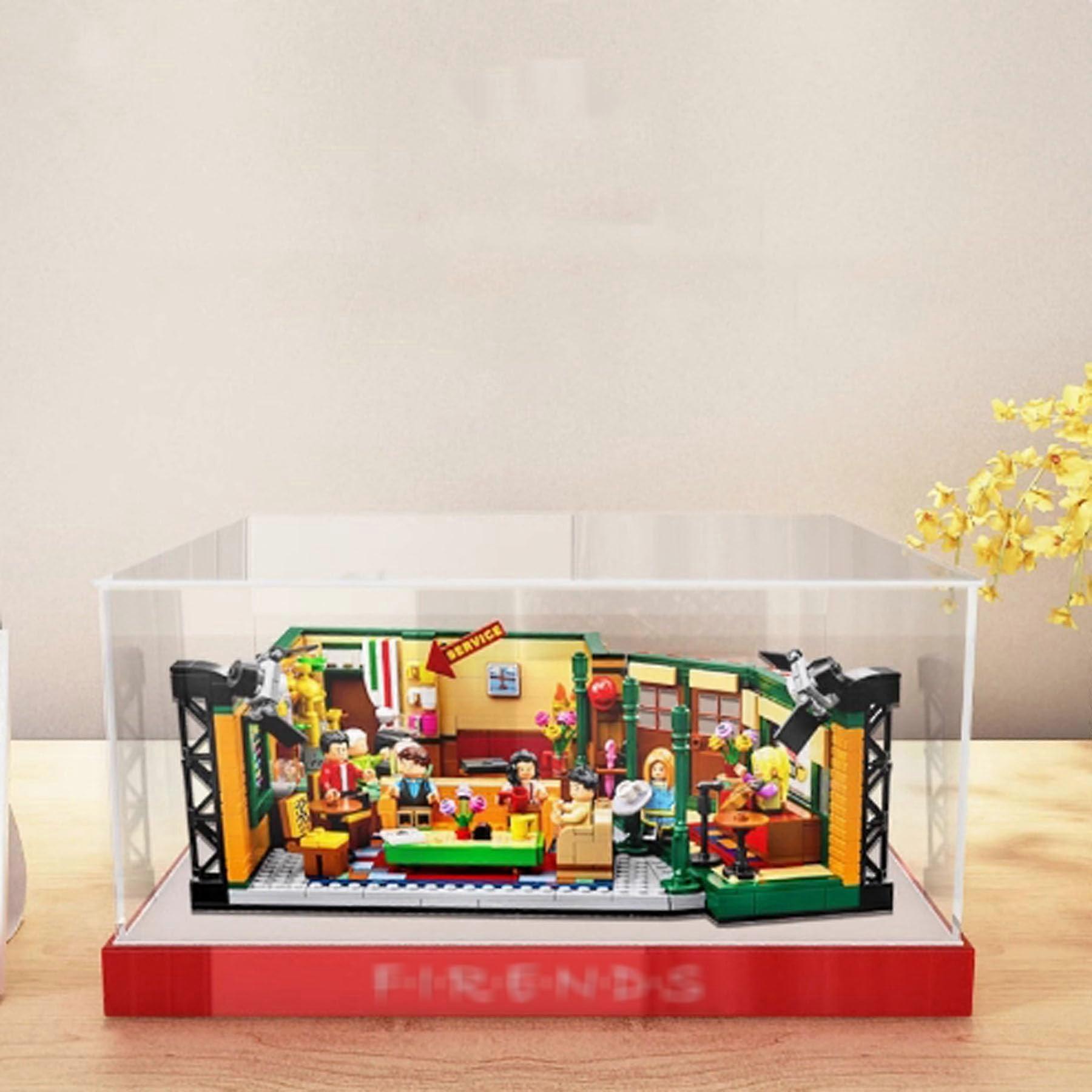 Display Case Dustproof Clear Acrylic Box for  21319 Cafe Corner Modular Buildings
