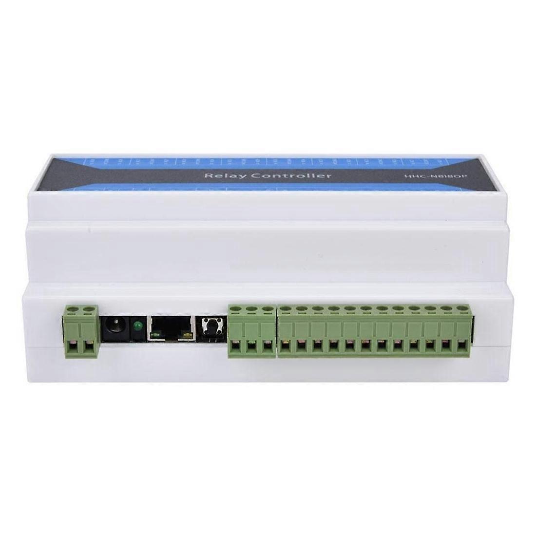 8 Channel Network Relay Module Remote Control Relay Device Ethernet to RS485 TCP Relay Module,DIY Programming Module