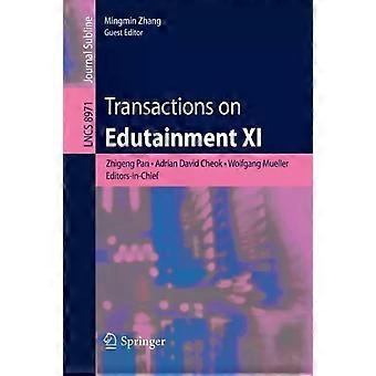 Transactions On Edutainment Xi - Springer Nature B.V