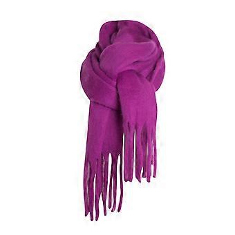 Damenschal, gehäkelter Poncho, Stola, Wickeltuch, großer Schal, transparenter Schal, Stola und Wickeltuch für Abendkleider, langer Schal, Pink, Einheitsgröße