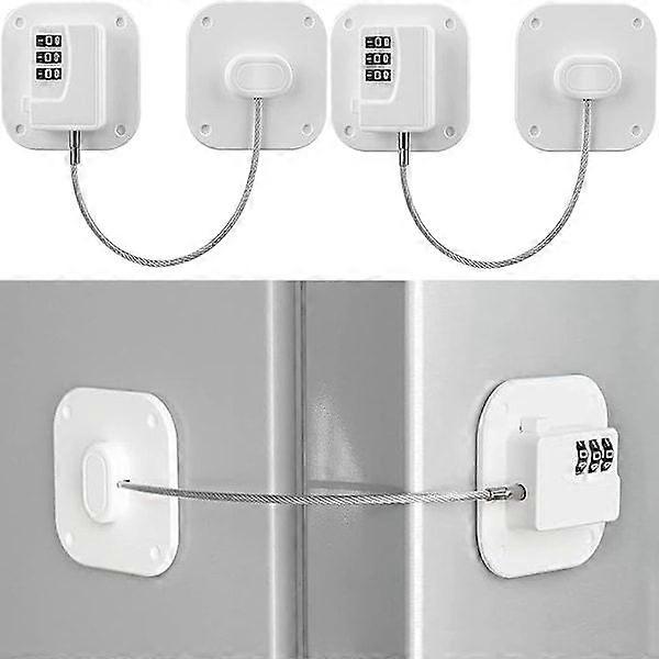 2-pack Refrigerator Locks - Combination Locks for Refrigerators