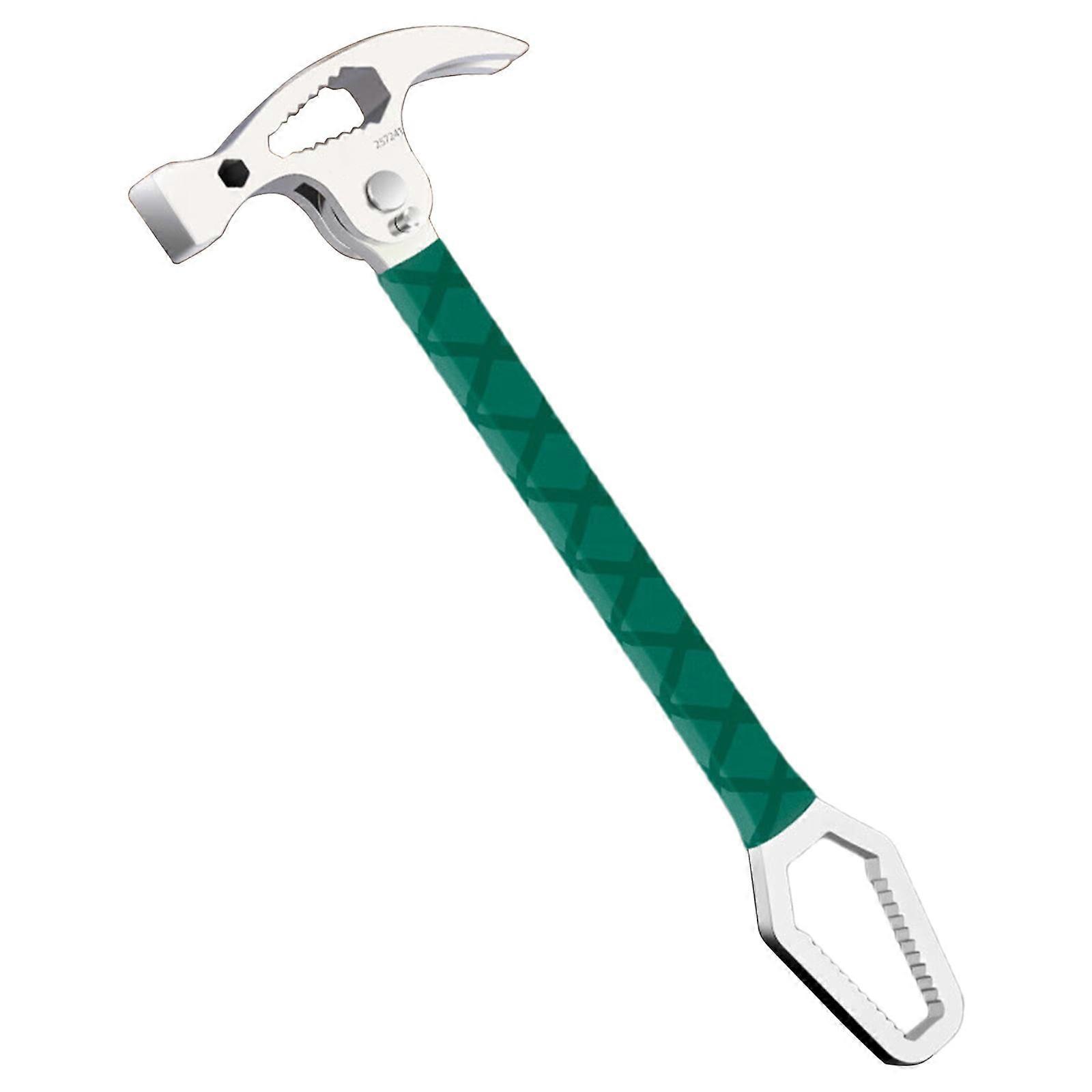 Heavy-Duty Folding Hammer with Rotating Screwdriver & Puller for Construction Repairs