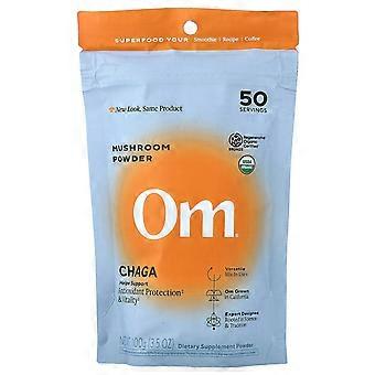 Om Champignons, Gecertificeerd Biologisch Champignon Poeder, Chaga, 3.5 oz (100 g)