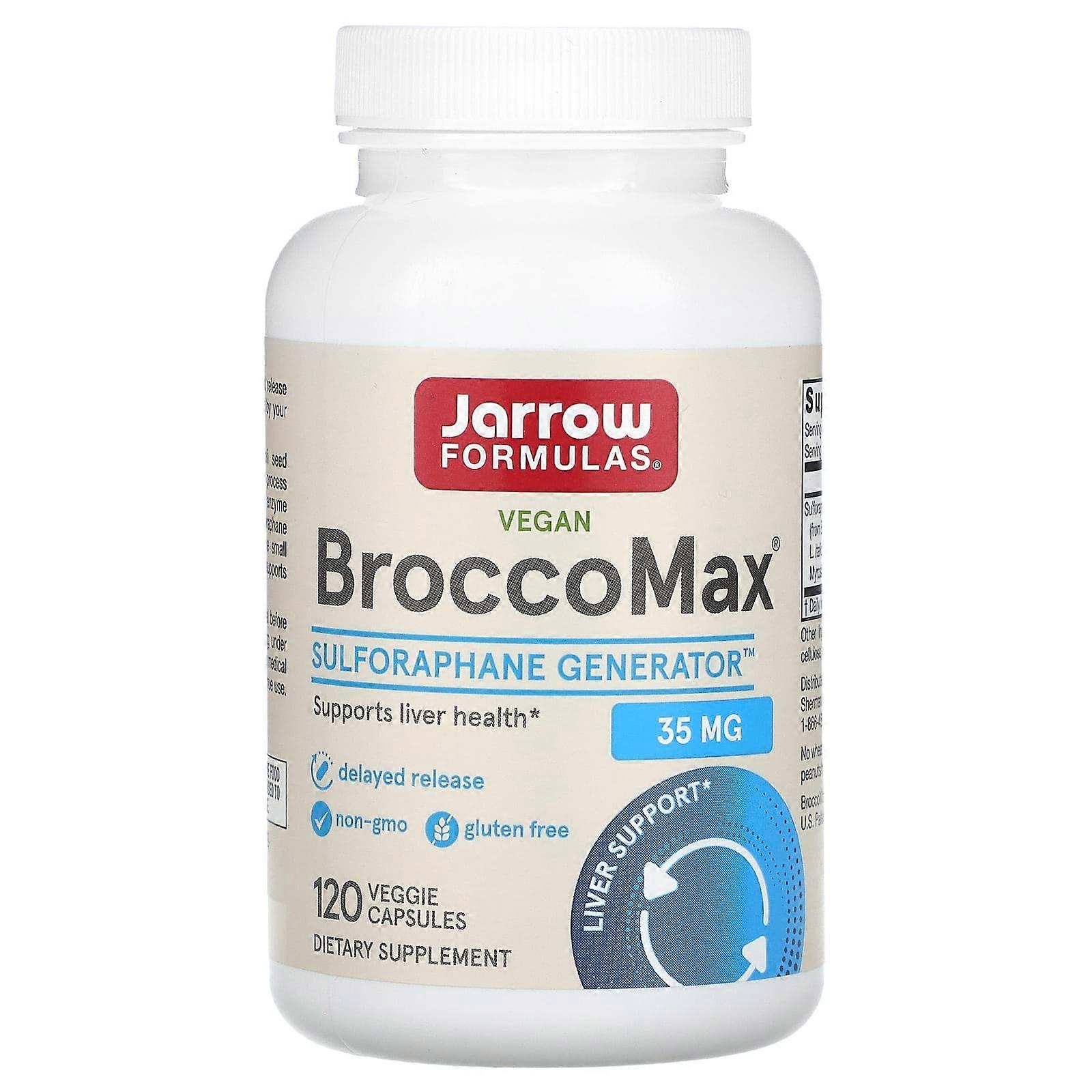 Jarrow Formulas, BroccoMax, 120 Delayed Release Veggie Caps