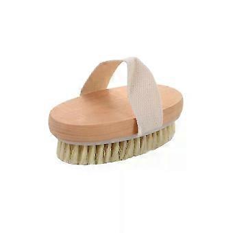 Dry Skin Solution: Natural Bristle Dry Body Brushes & Exfoliating Body Scrubbers for Improved Circulation & Ingrown Hair Prevention